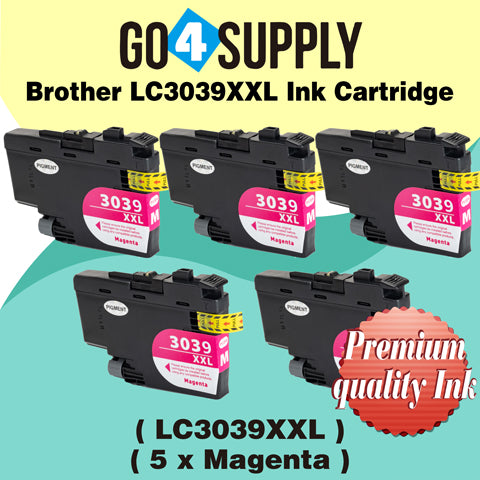 Compatible Magenta Brother 3039 LC3039XXL LC-3039XXL Ink Cartridge Used for Brother MFC-J5845DW/MFC-J5845DW XL/MFC-J5945DW/MFC-J6545DW/MFC-J6545DW XL/MFC-J6945DW Printer