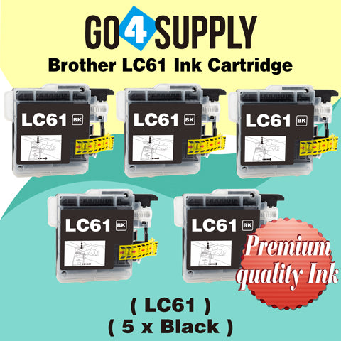 Compatible Black Brother 61xl LC61 LC61XL Ink Cartridge Used for MFC-250C/255CW/257CW/290C/295CN/490CW/495CW/615W/790CW/795CW/990CW/5490CN/5490CW/5890CN/5895CW/6490CW/6890CDW,MFC-J220/J265w/J270w/J410/J410w/J415W/J615W/J630W Printer