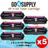 Compatible HP Magenta W2023X CF414X (WITH CHIP) Toner Cartridge Used for Color LaserJet Pro M454dn/M454dw; MFP M479dw/M479fdn/M479fdw/M454nw; Enterprise M455dn/ MFP M480f/ MFP M480f; Color LaserJet Managed E45028