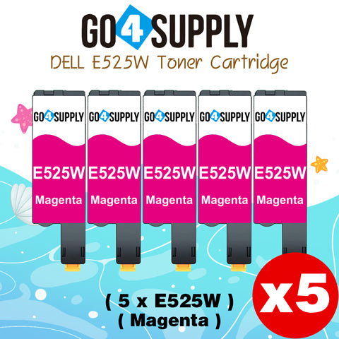 Compatible Dell 593-BBJV E525W E525 525w Magenta to use for E525w Wireless Color Printers