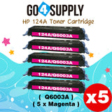 Compatible HP 124A Q6003A Q6000A Magenta Toner Cartridge to use for Color Laser Jet 1600 2600n 2605dn 2605dtn CM1015mfp CM1017mfp Printers