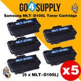 Compatible 105L D105L MLT-D105L Toner Cartridge Replacement for Samsung ML-1916K/ 1915K/ 1910K / 2525K/ 2580NK/ 2540/ 2525/ 2525W, SCX-4600/ 4623F, SF-650/ 650P, CF-650/ 650F,  SCX-4610K/ 4605K/ 1600K/ 4623K/ 4623FK/ 4623FN