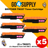 Compatible (Toner Only) Magenta Brother 227 TN227 TN-227 Toner Unit Used for Brother HL-L3210CW/L3230CDW/L3710CDW/L3270CDW/L3290CDW; DCP-L3510CDW/L3550CDW/L3551CDW; MFC-L3710CW/3730CDW/L3750CDW/L3770CDW/L3745CDW Printer