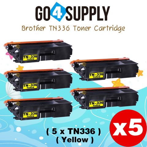 Compatible Brother Yellow TN336 TN-336 Toner Cartridge Used for HL-L8250CDW HL8350CDW/CDWT
DCP-L8400CDN/L8450CDW; MFC-L8850CDW