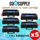 Compatible Lexmark X203A11G X203A21G X203 Toner Cartridge Used for Lexmark X203 X203N X204 X204N Series Printer