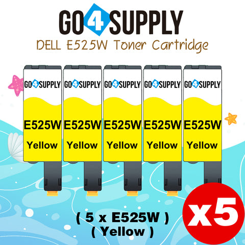 Compatible Dell 593-BBJW E525W E525 525w Yellow to use for E525w Wireless Color Printers