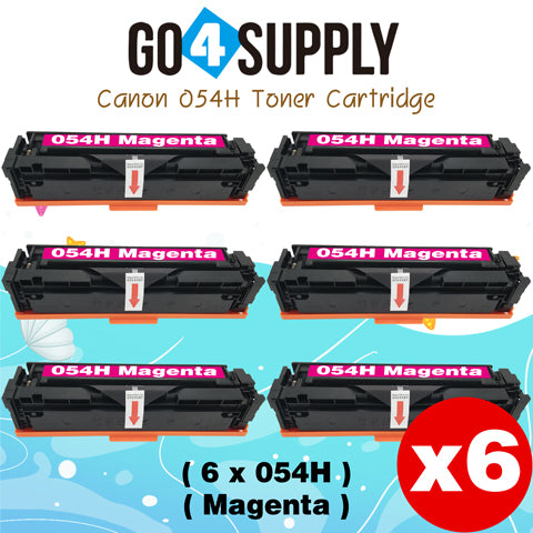 Compatible CANON Magenta CRG054H Toner Cartridge CRG-054H Used for i-SENSYS LBP621Cw/LBP623Cw/MF641Cw/MF643Cdw/MF645Cx; Color imageCLASS MF642Cdw/MF641Cw/MF644Cdw/LBP622Cdw