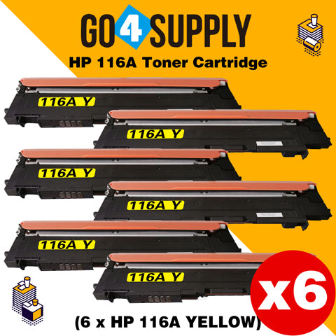 Compatible Yellow HP 116A W2062A Toner Cartridge Used for HP Color Laser MFP 179fnw/ 178nw; Color Laser 150a/ 150w/ 150nw Printer