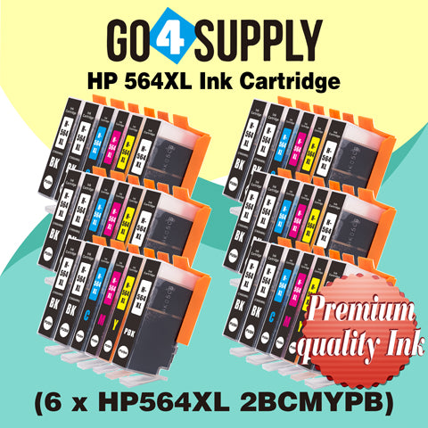 Compatible Set Combo HP 564xl Ink Cartridge Used for Photosmart D5445/D5460/D5463/D5468/C5324/C5370/C5373/C5380/C5383/C5388/C5390/C5393/C6340/C6350/C6380/C6375/7520/D7560/B8550/C6324/D5400/D7560/B110c Printer