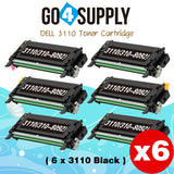 Compatible Black Dell 3110 Toner Cartridge Replacement for 310-8092 Used for Dell 3110cn, 3115cn, 3110, 3115 Print