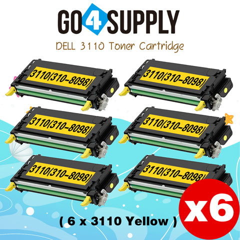Compatible Dell 3110CN 3115CN 3110 3115 310-8098 Yellow Toner Cartridge Used for DELL 3115 3115cn 3110cn Printers