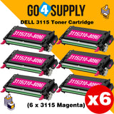 Compatible Magenta Dell 3115 Toner Cartridge Replacement for 310-8096 Used for Dell 3110cn, 3115cn, 3110, 3115 Print