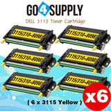 Compatible Yellow Dell 3115 Toner Cartridge Replacement for 310-8094 Used for Dell 3110cn, 3115cn, 3110, 3115 Printers