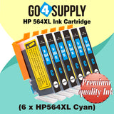 Compatible Cyan HP 564xl Ink Cartridge Used for Photosmart D5445/D5460/D5463/D5468/C5324/C5370/C5373/C5380/C5383/C5388/C5390/C5393/C6340/C6350/C6380/C6375/B8550/C6324/D5400/D7560 Printer