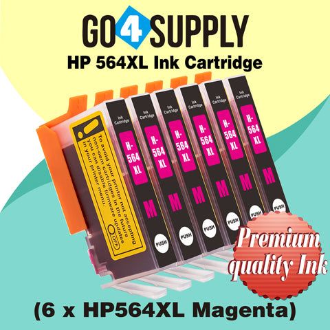 Compatible Magenta HP 564xl Ink Cartridge Used for Photosmart Plus B209a/ B210a/B210b/B210c/B210d/B210e/Officejet 4610/4620 Printer
