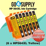 Compatible Yellow HP 564xl Ink Cartridge Used for Photosmart 5510/5511/5512/5514/5515/5520/5522/5525/6510/6512/6515/6520/7510/7515/7520/B109a/B109n/B110a/B110c Printer