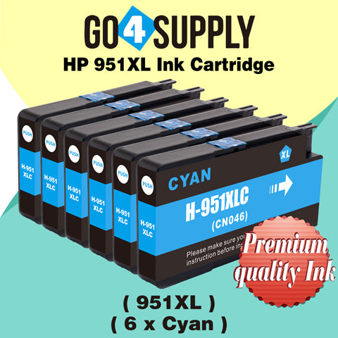 Compatible Cyan HP 951xl Ink Cartridge Used for HP Officejet Pro 251dw/276dw/8100/8600/8610/8620/8630/8640/8650/8660/8615/8616/8625 Printer