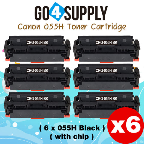 Compatible CANON (High-Yield Page) Black CRG055H (WITH CHIP) CRG-055H Toner Cartridge Used for Canon i-SENSYS MF741Cdw; i-SENSYS MF745Cdw;  i-SENSYS MG743Cx