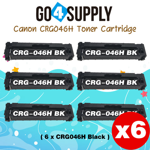 Compatible (High-Yield) Black CANON CRG046H Toner Cartridge Used for Color imageCLASS LBP654Cdw/MF735Cdw/MF731Cdw/MF733Cdw, Color i-SENSYS LBP654Cx/653Cdw/MF732Cdw/734Cdw/735Cx; Satera MF731Cdw/LBP654C/LBP652C/LBP651C/MF735Cdw/MF733Cdw