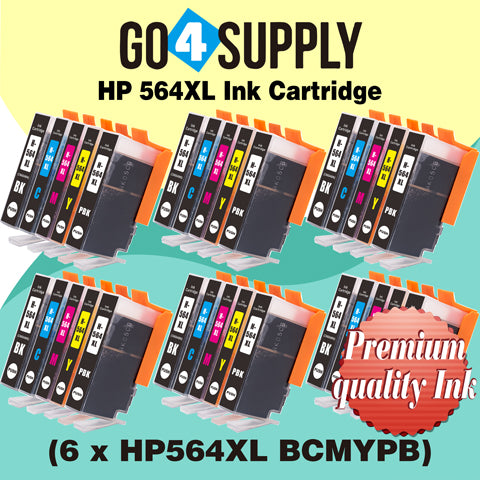 Compatible Set Combo HP 564xl Ink Cartridge Used for Photosmart D5445/D5460/D5463/D5468/C5324/C5370/C5373/C5380/C5383/C5388/C5390/C5393/C6340/C6350/C6380/C6375/7520/D7560/B8550/C6324/D5400/D7560/B110c Printer