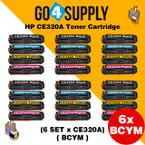 Compatible Set HP CE320A CE321A CE322A CE323A Toner Cartridge Used for HP LaserJet CP1521/1522/1523/1525n; Pro CP1525/1526/1527/1528nw; Pro CM1411/1412/1413/1415fn; Pro CM1415/1416/1417/1418fnw Printer