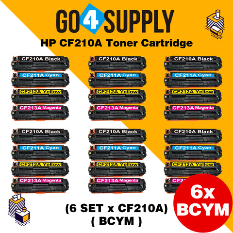 Compatible Set for HP CF210A Toner Cartridge Used for HP LaserJet Pro 200 color M251n/ 251nw/ 251MFP/ M276n/nw Printer