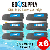 Compatible Dell 2660 Cyan 593-BBBT TW3NN Toner Cartridge Replacement for C2660dn C2665dnf Printer