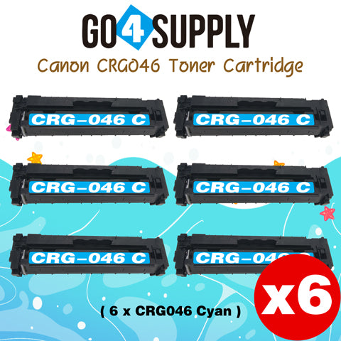Compatible (Standard-Yield) Cyan CANON CRG046 CRG-046 Toner Cartridge Used for Color imageCLASS LBP654Cdw/MF735Cdw/MF731Cdw/MF733Cdw; Color i-SENSYS LBP654Cx/653Cdw/MF732Cdw/734Cdw/735Cx; Satera MF731Cdw/LBP654C/LBP652C/LBP651C/MF735Cdw/MF733Cdw