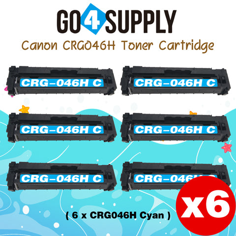 Compatible (High-Yield) Cyan CANON CRG046H Toner Cartridge Used for Color imageCLASS LBP654Cdw/MF735Cdw/MF731Cdw/MF733Cdw, Color i-SENSYS LBP654Cx/653Cdw/MF732Cdw/734Cdw/735Cx; Satera MF731Cdw/LBP654C/LBP652C/LBP651C/MF735Cdw/MF733Cdw