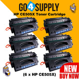 Compatible HP 05X 505X CE505X Toner Cartridge Replacement for HP P2050/2055d/2055n/2055x