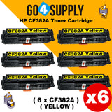 Compatible Yellow HP 382 CF382A 382A Toner Cartridge Used for HP Color laserJet Pro M476dn MFP/M476dw MFP/M476dnw MFP Printer