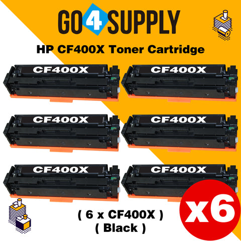 Compatible Black HP 201X CF400X Toner Cartridge Used for HP Color LaserJet Pro M252dn/252n; Color LaserJet Pro MFP M277dw/277n; Color LaserJet Pro MFP M274n Printers