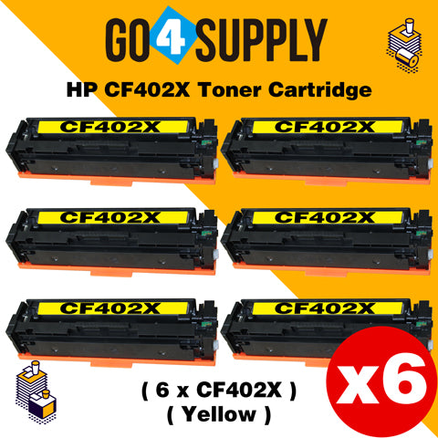 Compatible Yellow HP 201X CF402X Toner Cartridge Used for HP Color LaserJet Pro M252dn/252n; Color LaserJet Pro MFP M277dw/277n; Color LaserJet Pro MFP M274n Printers