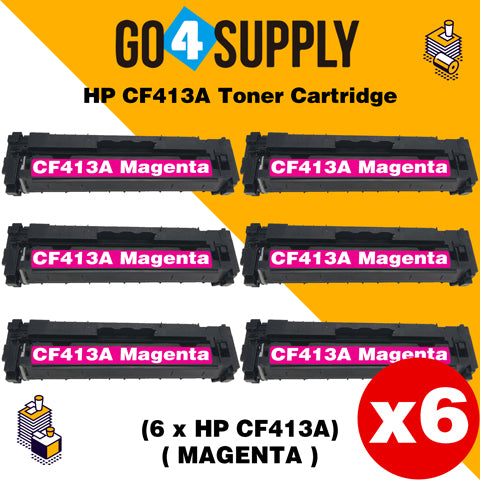 Compatible Magenta HP 413A CF413A Toner Cartridge Used for Color LaserJet Pro M452dw/452dn/452nw, Color LaserJet Pro MFPM477fnw/M477fdn/M477fdw, Color LaserJet Pro MFP M377dw Printers