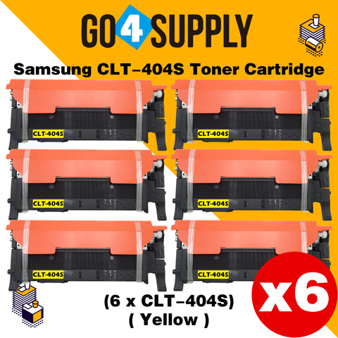 Compatible Yellow Samsang 404 CLT404S CLT-404S Toner Cartridge Used for Samsung SL-C430W/C430/C432W; SL-C432/C433W/C433; SL-480FW/C480/C480FN; SL-C480FW/C480W/482; SL-C482FW/C482W; SL-483/C483W/C483FW