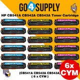 Compatible 3-Color Set HP CB541A CB542A CB543A Toner Cartridge Used for HP Color laserJet  CP1213/ 1214/ 1215/ 1216/ 1217; CP1510/ 1513/ 1514/ 1515/ 1516n;  CP1517/ 1518/ 1519ni; CP1210/1520/1525 Printer
