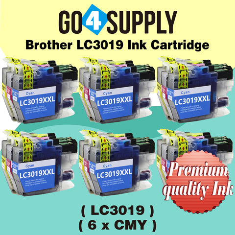 Compatible 3-Color Combo Brother 3019 LC3019XXL LC-3019XXL Ink Cartridge Used for Brother MFC-J5330DW/ MFC-J6530DW/ MFC-J6730DW/ MFC-J6930DW Printer