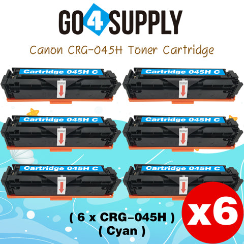 Compatible (High-Yield Page) CANON Cyan CRG-045H CRG045H Toner Cartridge Used for Canon Color imageCLASS MF634Cdw/LBP612Cdw/MF632Cdw; i-SENSYS MF631Cn/633Cdw/635Cx/LBP611Cn/613Cdw