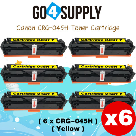 Compatible (High-Yield Page) CANON Yellow CRG-045H CRG045H Toner Cartridge Used for Canon Color imageCLASS MF634Cdw/LBP612Cdw/MF632Cdw; i-SENSYS MF631Cn/633Cdw/635Cx/LBP611Cn/613Cdw