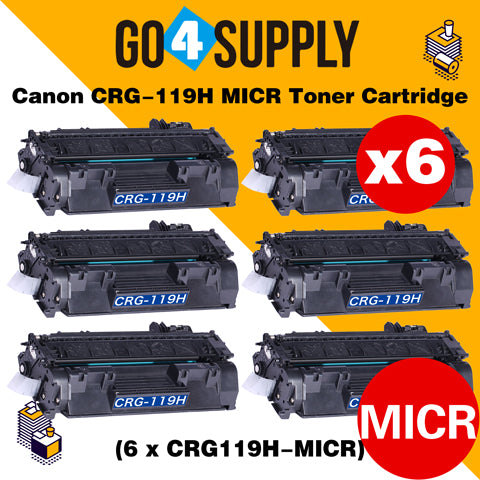 Compatible (High Page Yield) MICR Toner Cartridge Replacement for Canon i-SENSYS LBP251dw/252dw/253x/MF411dw/MF416dw/MF418x/MF419x, 
Satera LBP251/252/6300/6330/6340/6600 Printers