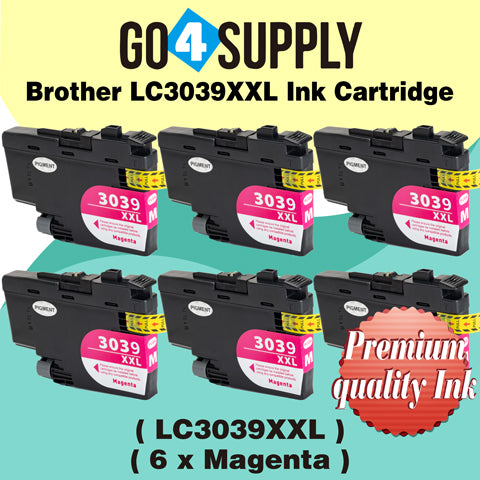 Compatible Magenta Brother 3039 LC3039XXL LC-3039XXL Ink Cartridge Used for Brother MFC-J5845DW/MFC-J5845DW XL/MFC-J5945DW/MFC-J6545DW/MFC-J6545DW XL/MFC-J6945DW Printer
