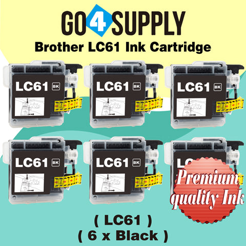 Compatible Black Brother 61xl LC61 LC61XL Ink Cartridge Used for MFC-250C/255CW/257CW/290C/295CN/490CW/495CW/615W/790CW/795CW/990CW/5490CN/5490CW/5890CN/5895CW/6490CW/6890CDW,MFC-J220/J265w/J270w/J410/J410w/J415W/J615W/J630W Printer