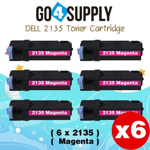 Compatible Dell 2135 330-1392 Magenta Toner Cartridge Replacement for 2135 2130 Printer