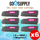 Compatible Dell 2660 Magenta 593-BBBS V4TG6 Toner Cartridge Replacement for C2660dn C2665dnf Printer
