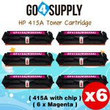 Compatible HP Magenta W2033A CF415A (WITH CHIP) Toner Cartridge Used for Color LaserJet Pro M454dn/M454dw; MFP M479dw/M479fdn/M479fdw/M454nw; Enterprise M455dn/MFP M480f; Color LaserJet Managed E45028
