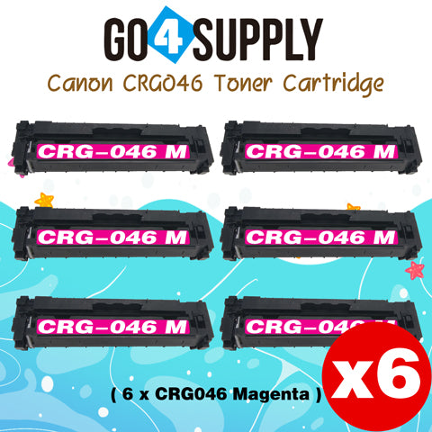 Compatible (Standard-Yield) Magenta CANON CRG046 CRG-046 Toner Cartridge Used for Color imageCLASS LBP654Cdw/MF735Cdw/MF731Cdw/MF733Cdw; Color i-SENSYS LBP654Cx/653Cdw/MF732Cdw/734Cdw/735Cx; Satera MF731Cdw/LBP654C/LBP652C/LBP651C/MF735Cdw/MF733Cdw