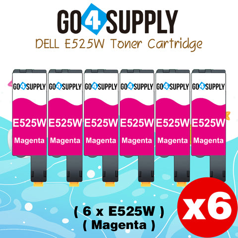 Compatible Dell 593-BBJV E525W E525 525w Magenta to use for E525w Wireless Color Printers