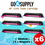 Compatible HP 124A Q6003A Q6000A Magenta Toner Cartridge to use for Color Laser Jet 1600 2600n 2605dn 2605dtn CM1015mfp CM1017mfp Printers