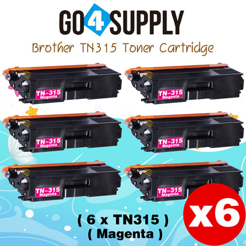 Compatible Brother Magenta TN-315 TN315 Toner Cartridge Used for Brother HL-4140CN HL-4150CDN HL-4570CDWT HL-4570CDW MFC-9460CDN MFC-9560CDW DCP-9055CDN DCP-9270CDN Printers