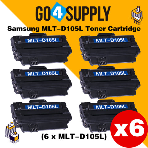 Compatible 105L D105L MLT-D105L Toner Cartridge Replacement for Samsung ML-1916K/ 1915K/ 1910K / 2525K/ 2580NK/ 2540/ 2525/ 2525W, SCX-4600/ 4623F, SF-650/ 650P, CF-650/ 650F,  SCX-4610K/ 4605K/ 1600K/ 4623K/ 4623FK/ 4623FN